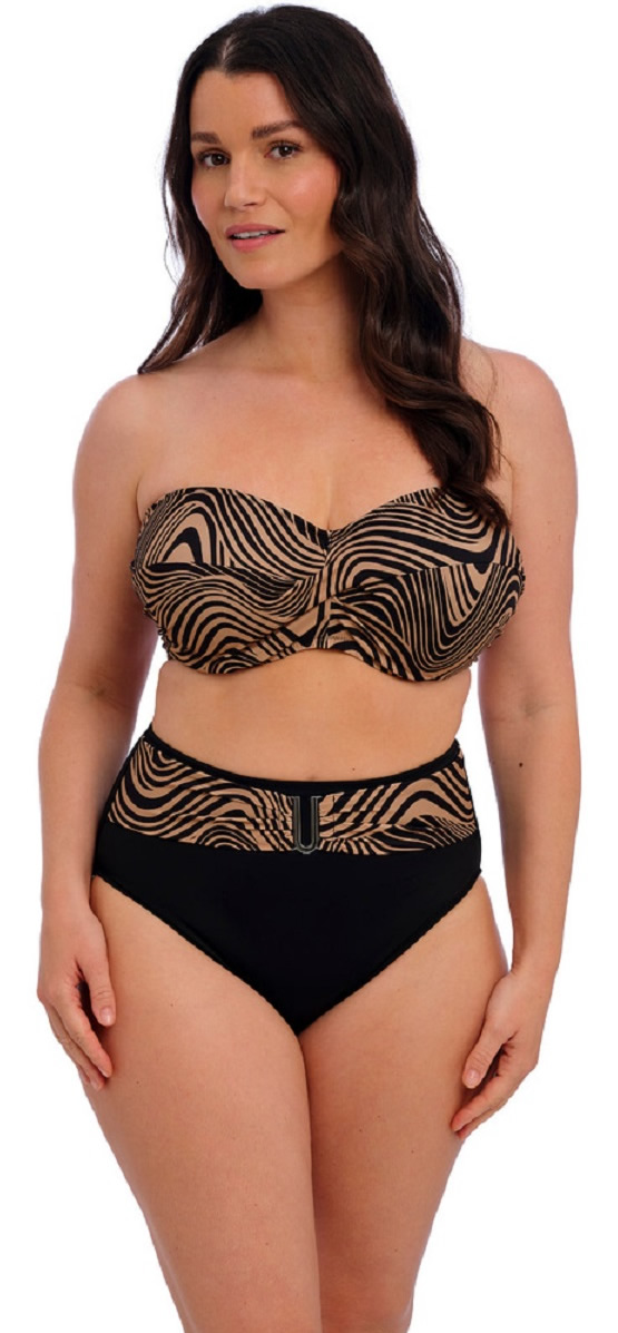 Fantasie Pemba Island Bandeau Bikini Bra Mocha
