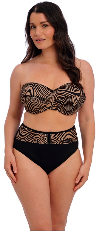 Fantasie Pemba Island Bandeau Bikini Bra Mocha
