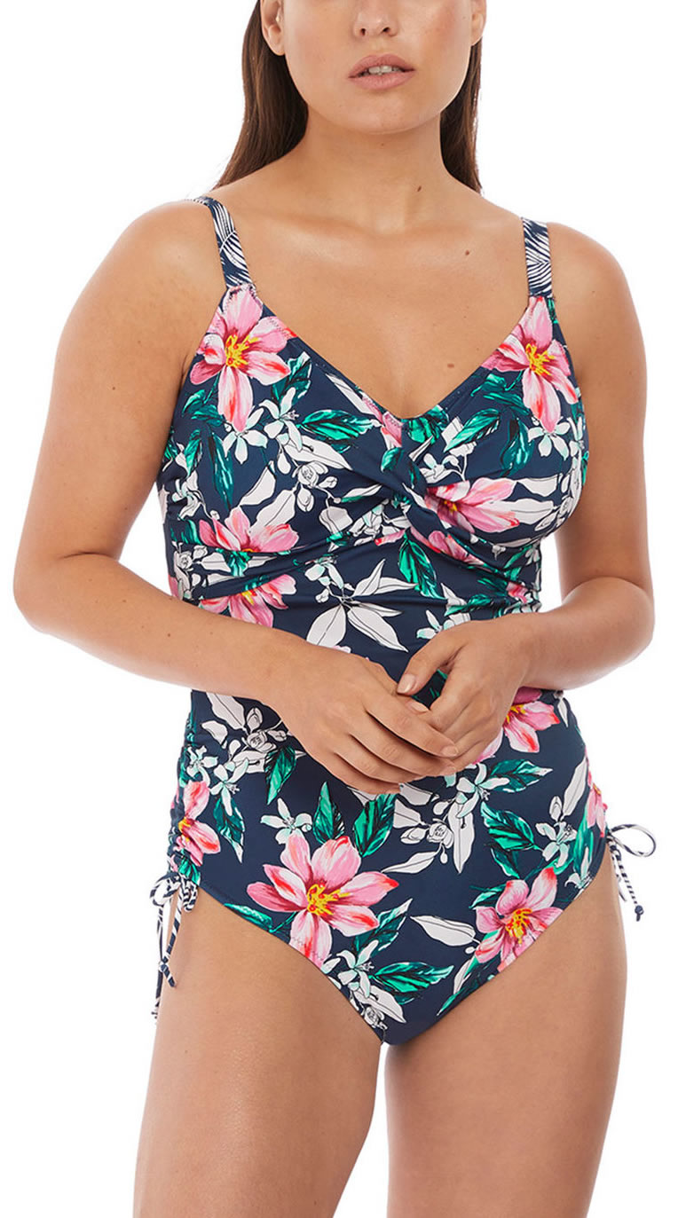 fantasie Port Maria Twist Front Swimsuit Ink