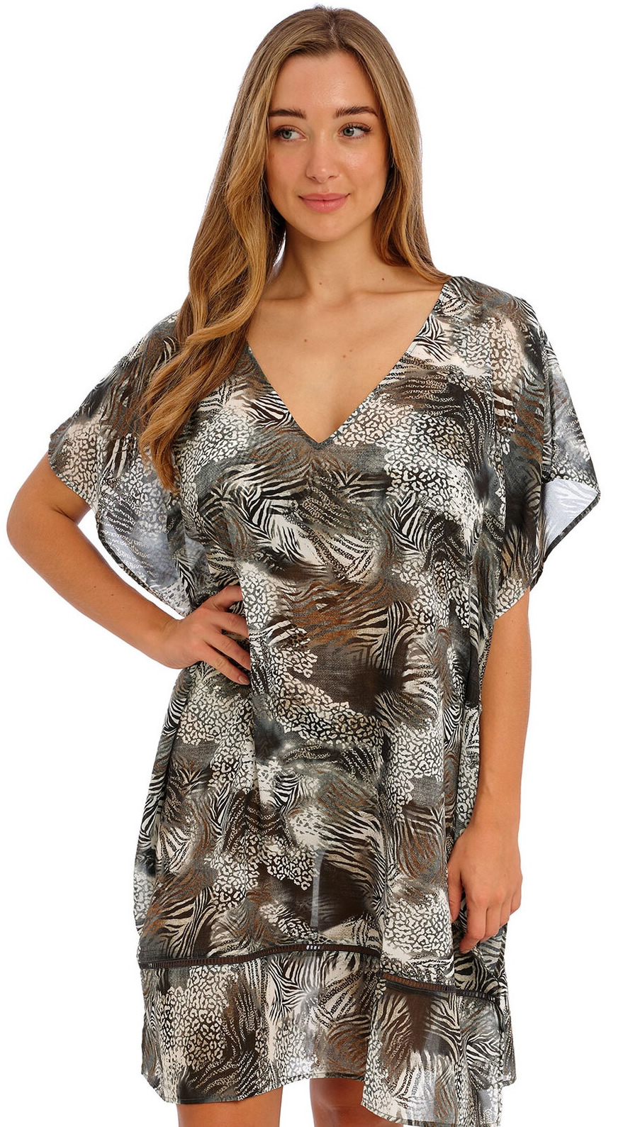 Fantasie Seraya Sands Kaftan-Tunic Monochrome