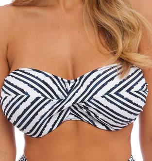 fantasie sunshine coast bandeau bikini bra close up