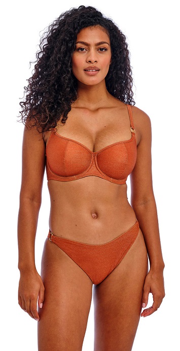 Freya Arizona Waves Sweetheart Bikini Bra Brief Golden Hour