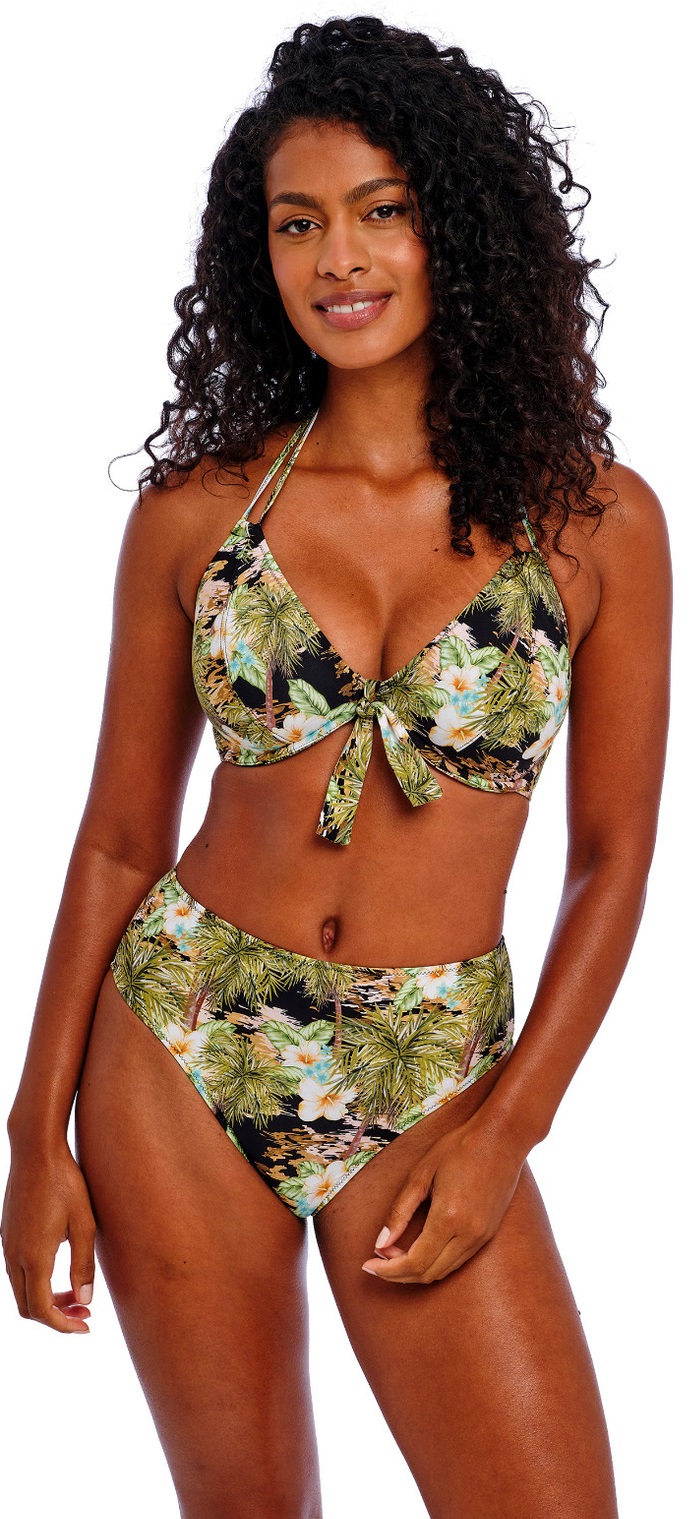 Freya Bahama Shores Halterneck Bikini Bra Black