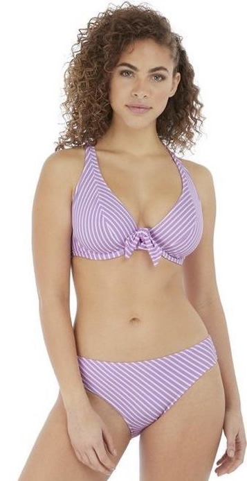 Freya Beach Hut High A;pex Bikini Bra Pant Set Cassis