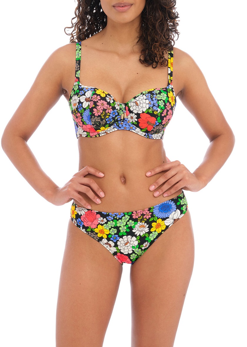 Freya Floral Haze Sweetheart Bikini Bra Pant Set Multi