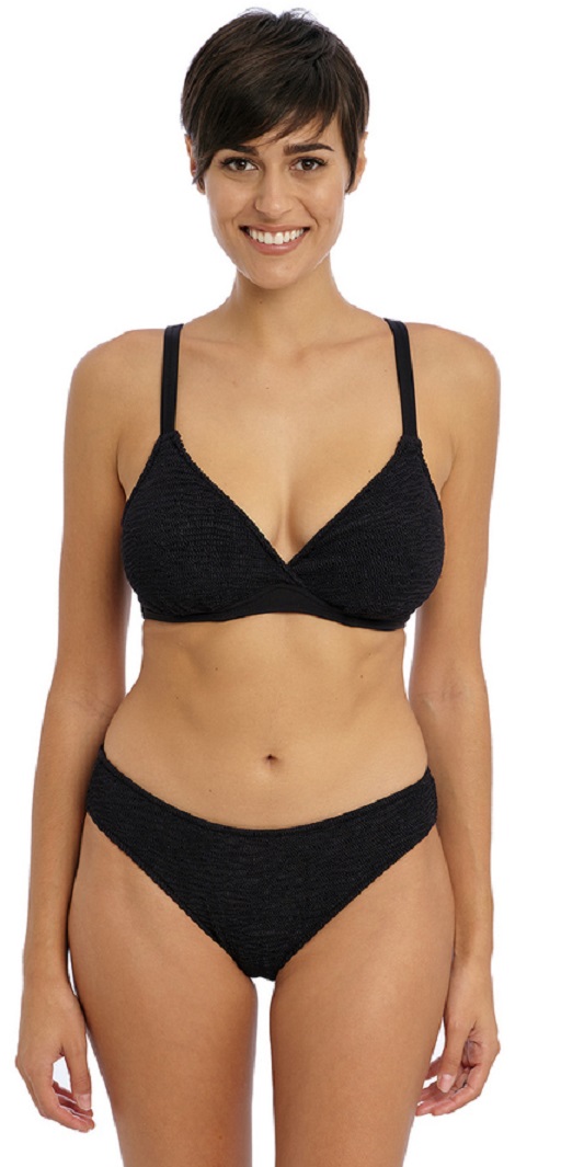 Freya Ibiza Waves Plunge Bikini Bra Pant Black