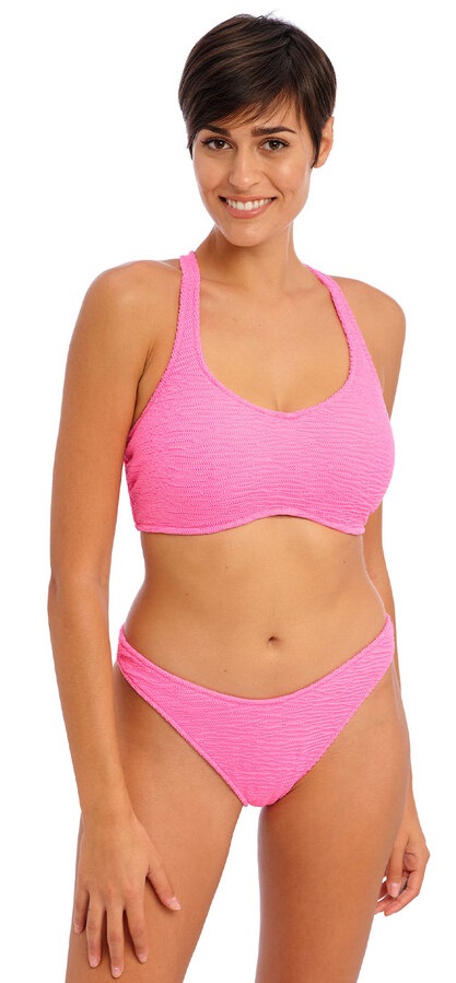 Freya Ibiza Waves Underwired Bralette High Leg Pant Sorbet