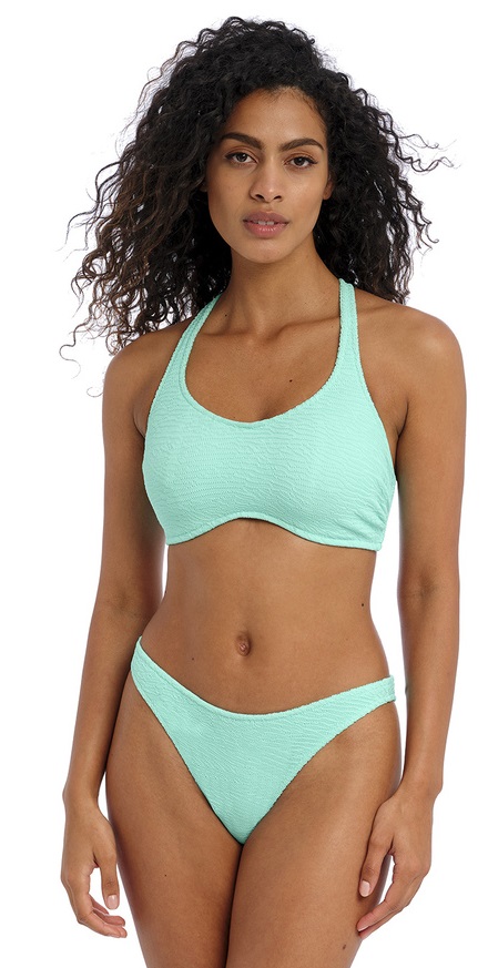 Freya Ibiza Waves Bralette-Brazilian Pant Frozen-Aqua-Blue