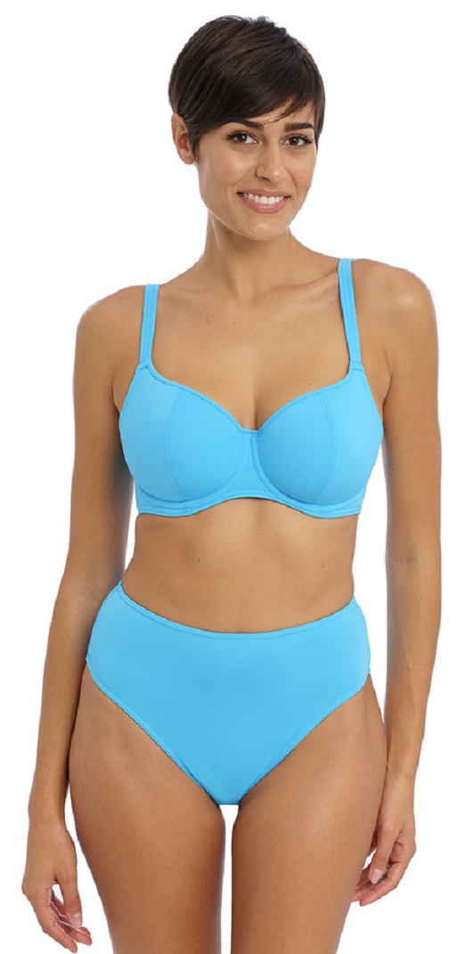 Freya Jewel Cove Sweetheart Bikini Bra High Pant Turquoise