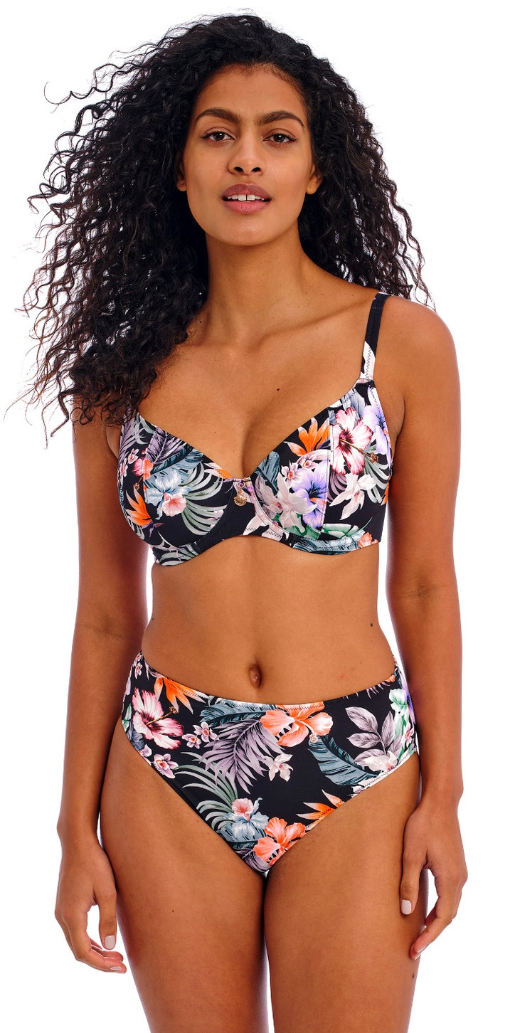 Freya Kamala Bay Padded Plunge Bikini Midnight