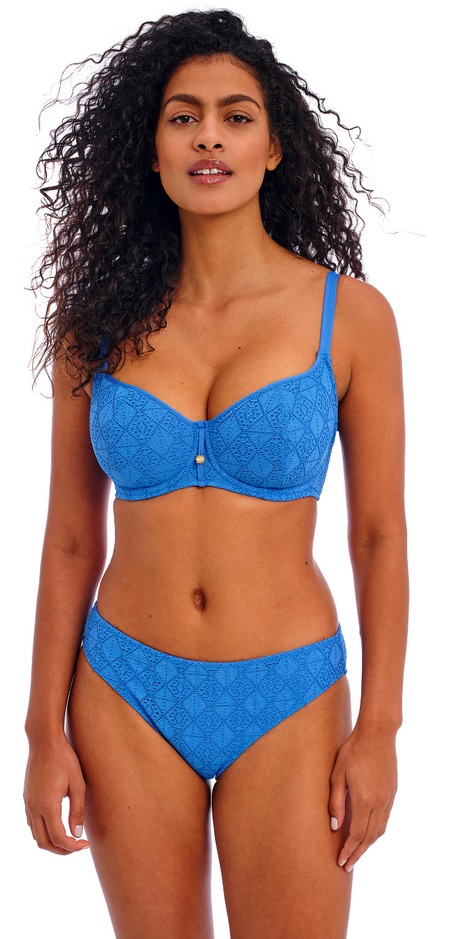 Freya Nomad Nights Sweetheart Bikini Bra Brief Set Atlantic