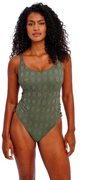 Freya Nomad Nights Scoopneck Swimsuit Sage