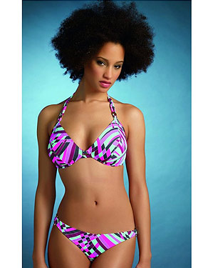 Freya Velocity Bandless Halterneck Bikini Bra-Purple Haze