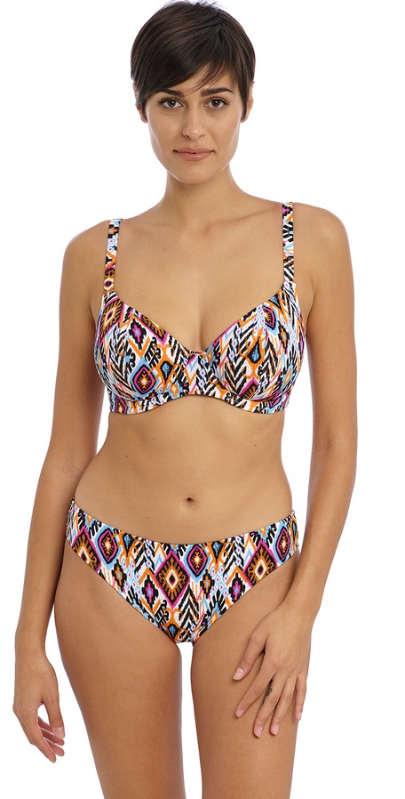 Freya Viva La Fiesta Plunge Bikini Bra Classic Pant Multi