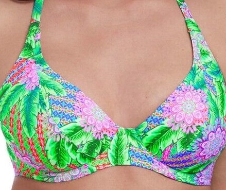 Freya Zamba Halterneck Bikini Bra Multi