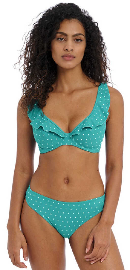 Freya Jewel Cove High Apex Bikini Bra Classic Pant Marine