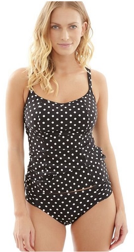 Panache Anya Tankini Black Spot