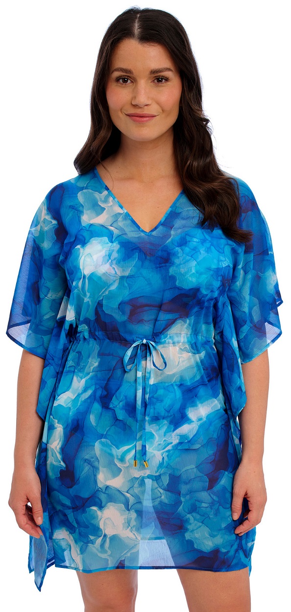 Fantasie Saunton Sands Matching Kaftan Dazzling Blue
