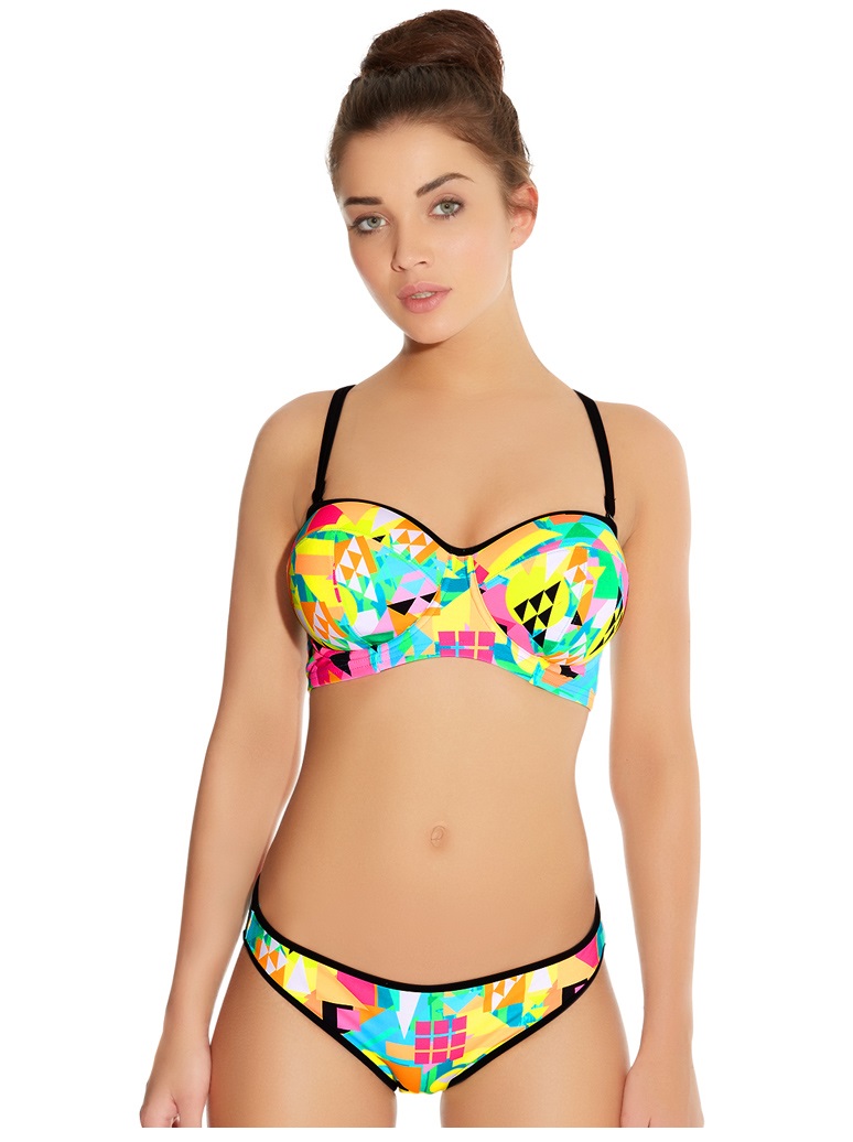 Freya Triba Trax Mid Line Bandeau Bikini Bra