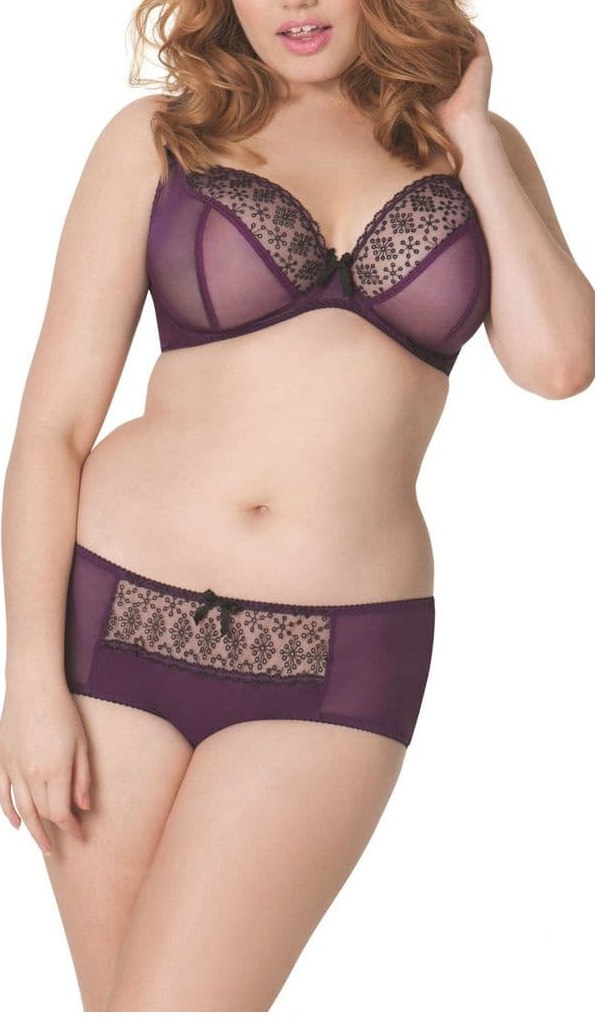 Curvy Kate Balconly Bra Brief Set Atomic Plum