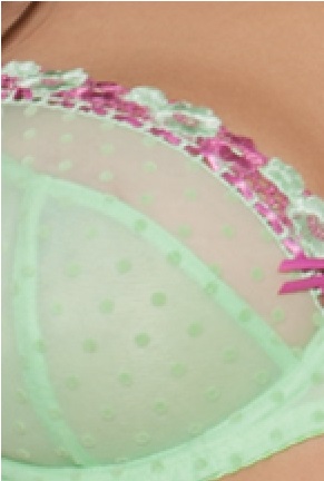 Curvy Kate Princess Bra Apple Sour Close-Up