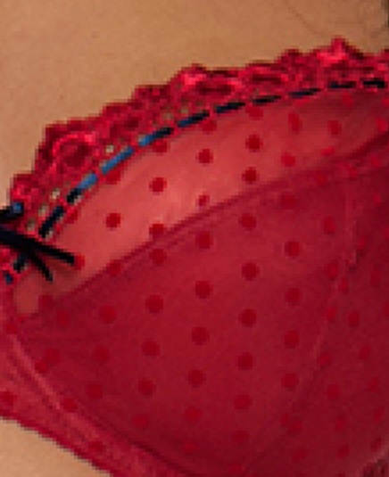 Curvy Kate Princess Balcony Bra Close-Up-Cranberry