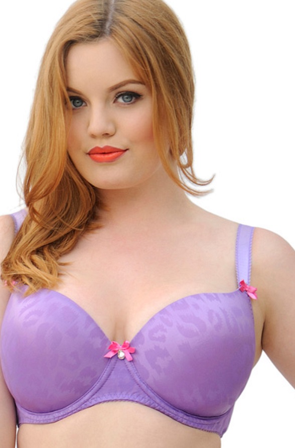 Curvy Kate Smoothie T-Shirt Bra Violet