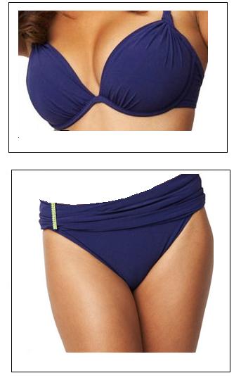 fantasie athena plunge bikini bra and fold pant