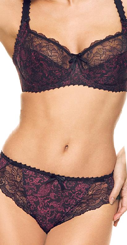 Fantasie fern balcony bra with side support black