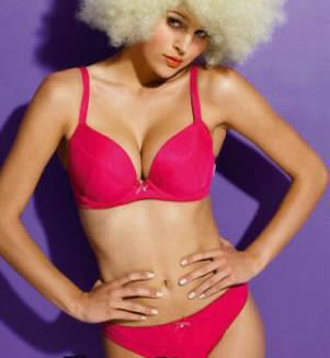 Freya Retro Basic Plunge Bra with Thong
