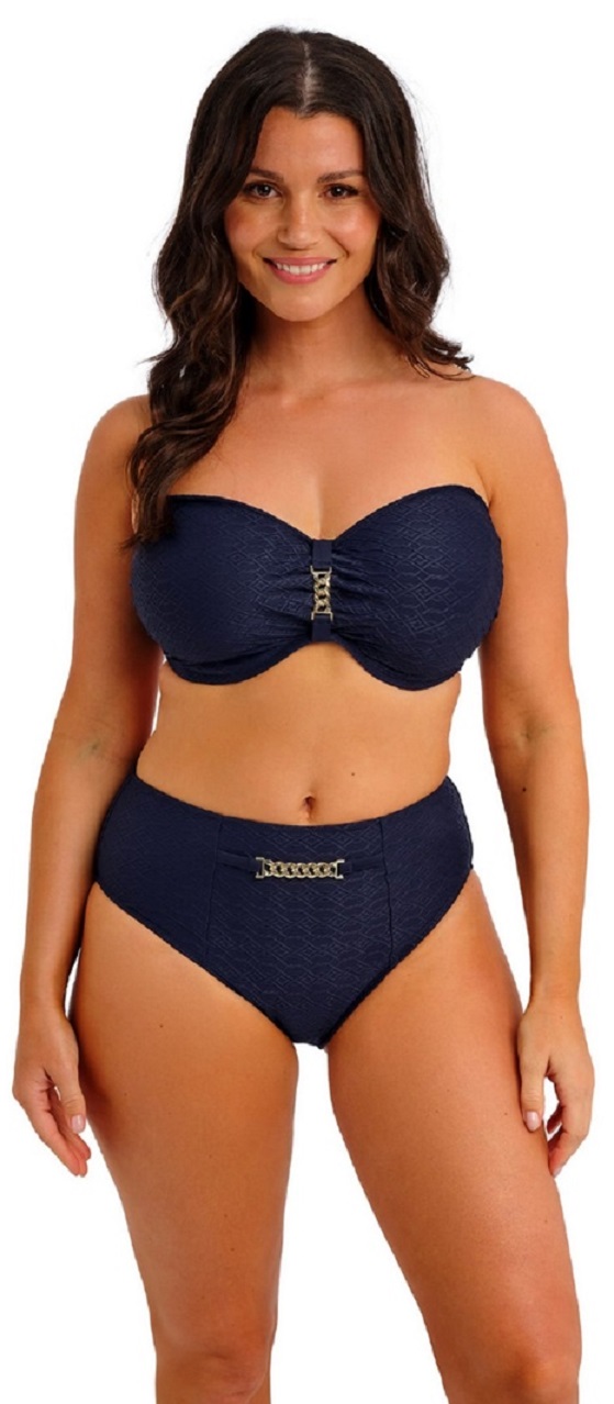 Fantasie azores bandeau bikini bra midnight